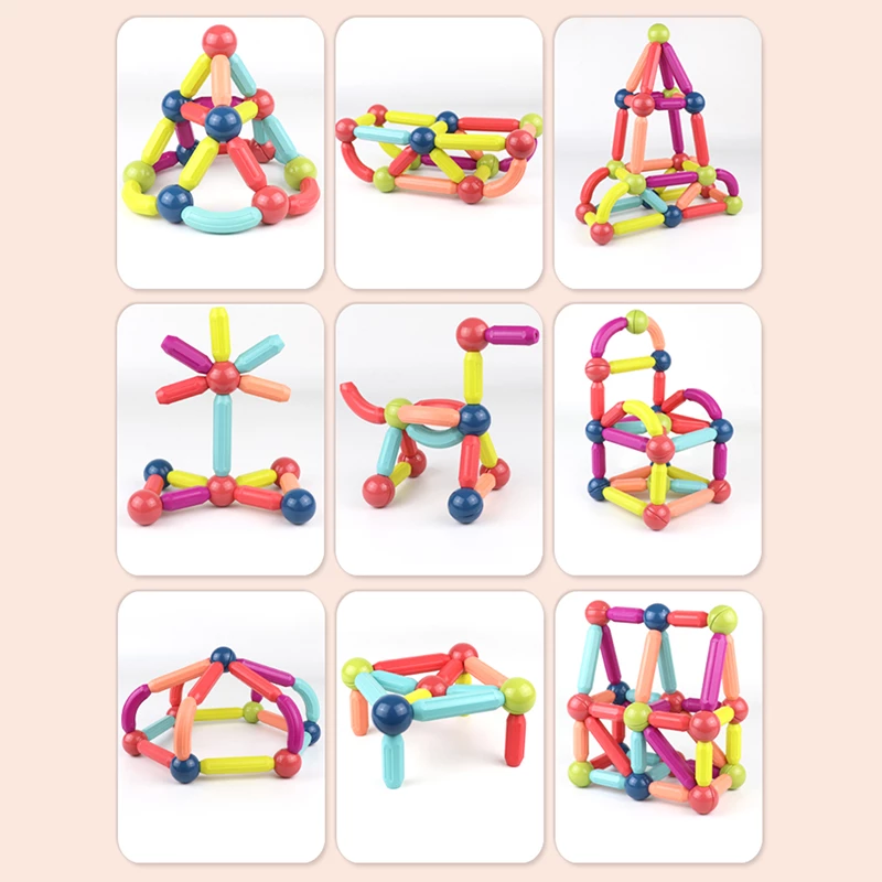 36 PCS Magnetic Building Blocks Set | STEM Magnetic Sticks & Balls Educational Toy for Kids 3+